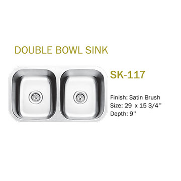 double bowl sink